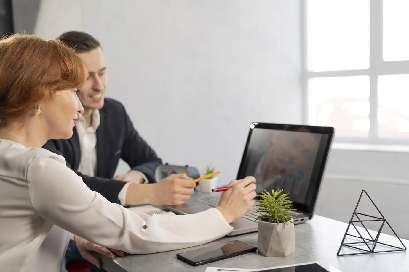 Colleagues in the workplace